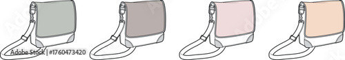 Chic Messenger Bags Stylish and Versatile Shoulder Bag Collection for Everyday Use in Various Colors