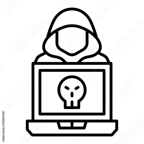 Cyber attack Icon