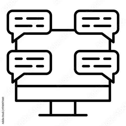 Desktop computer Icon