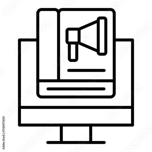 Online magazine Icon