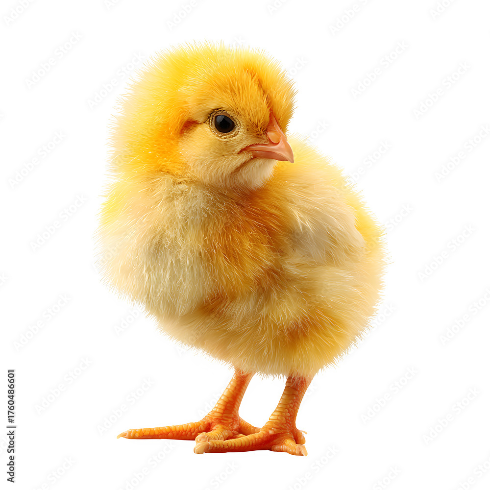Fototapeta premium baby chicken isolated on white