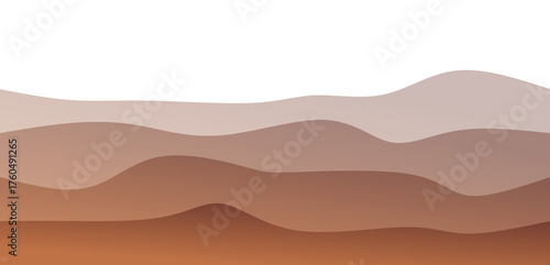 Abstract Wavy Earth Tones Gradient Layers Background