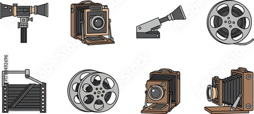 Vintage Photography and Filmmaking Equipment Collection