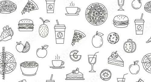 Icon set for design material and graphic resource UI and UX such as travelling, music, business etc.