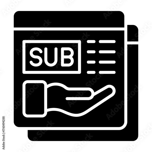 Subscription model Icon