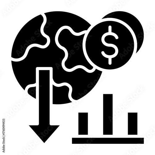 Economic crisis Icon