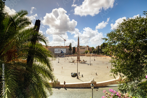 Wallpaper Mural Piazza del popola a Roma. Scatto a lunga esposizione in pieno giorno.
 Torontodigital.ca
