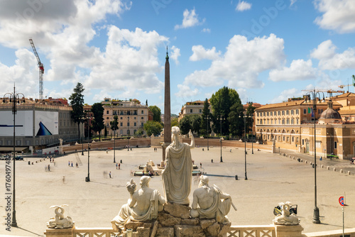 Wallpaper Mural Piazza del popola a Roma. Scatto a lunga esposizione in pieno giorno.
 Torontodigital.ca