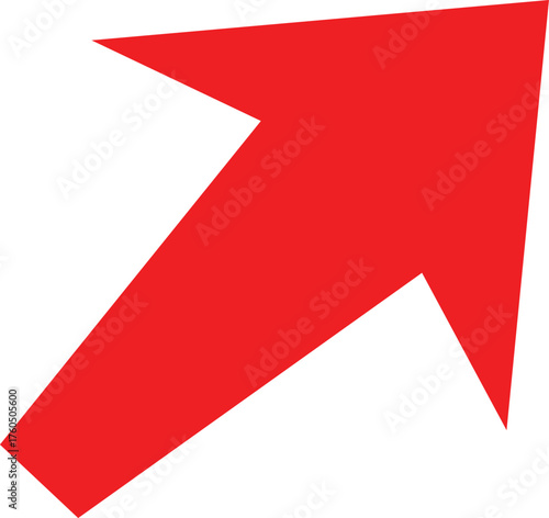 vector arrow sign on white background
