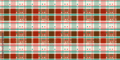Christmas plaid seamless backgrounds in rustic style. Red green black Christmas tartan Dark Green Argyle Pattern. Set gingham fabric prints. Tartan shirt cloth. Classic flannel textures Geometric.
