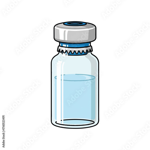 bottle of vaccine
