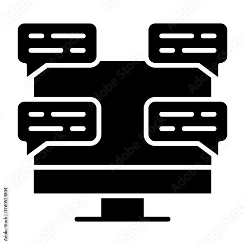 Desktop computer Icon