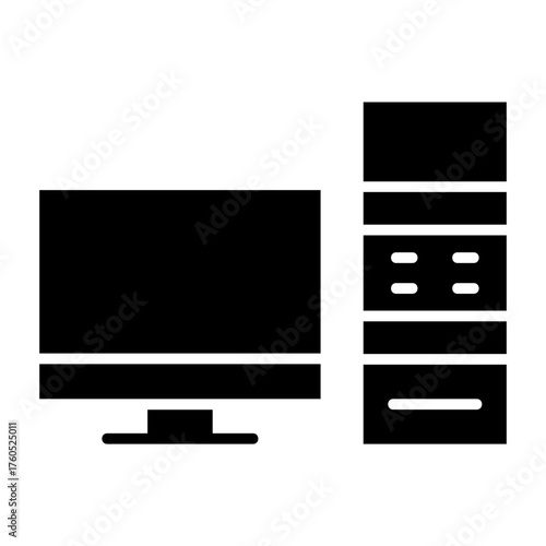 Desktop computer Icon