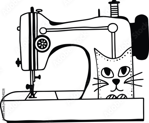 vintage sewing machine