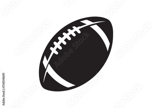 American Football Ball icon, American Football Ball solid vector