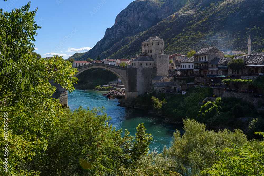 Fototapeta premium Old Town of Mostar in Bosnia