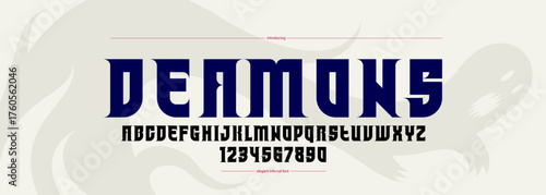 Classic serif vintage vecto...