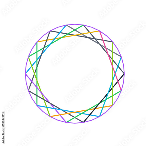 Wheel Lines Contemporary Illustration Transparent