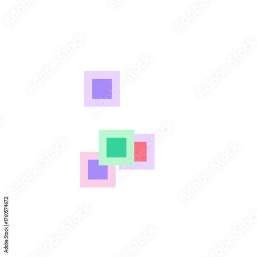 Icon Duotone Panels Art Glassmorphism