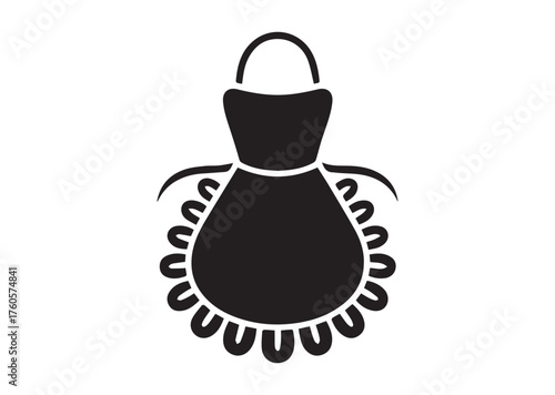 Apron with Frill Lace icon, Apron with Frill Lace vector