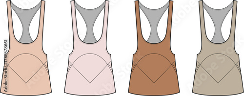 Fashionable Dresses Colorful Sleeveless Mini Dresses for Stylish Women