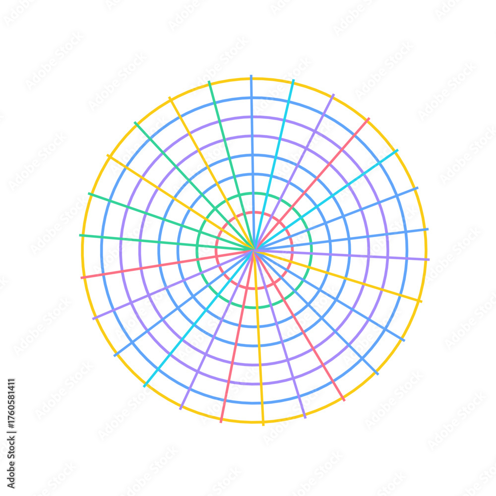 Obraz premium Surreal Neon Arcs Art Glassmorphism