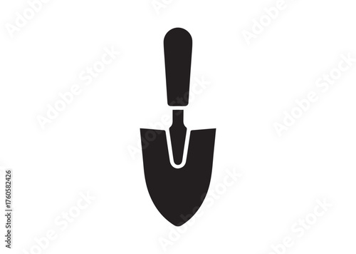 Trowel icon, Trowel solid vector