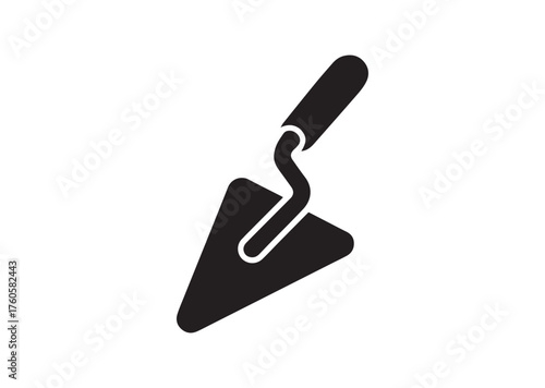 Trowel icon, Trowel solid vector