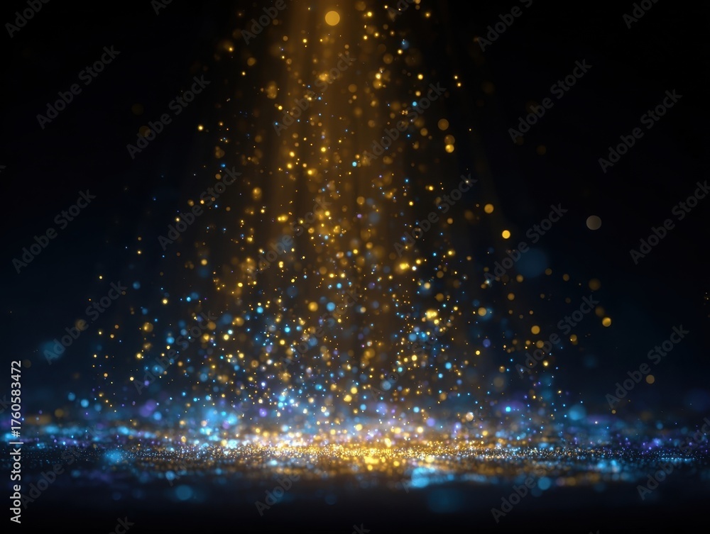 Obraz premium abstract background with blue lights