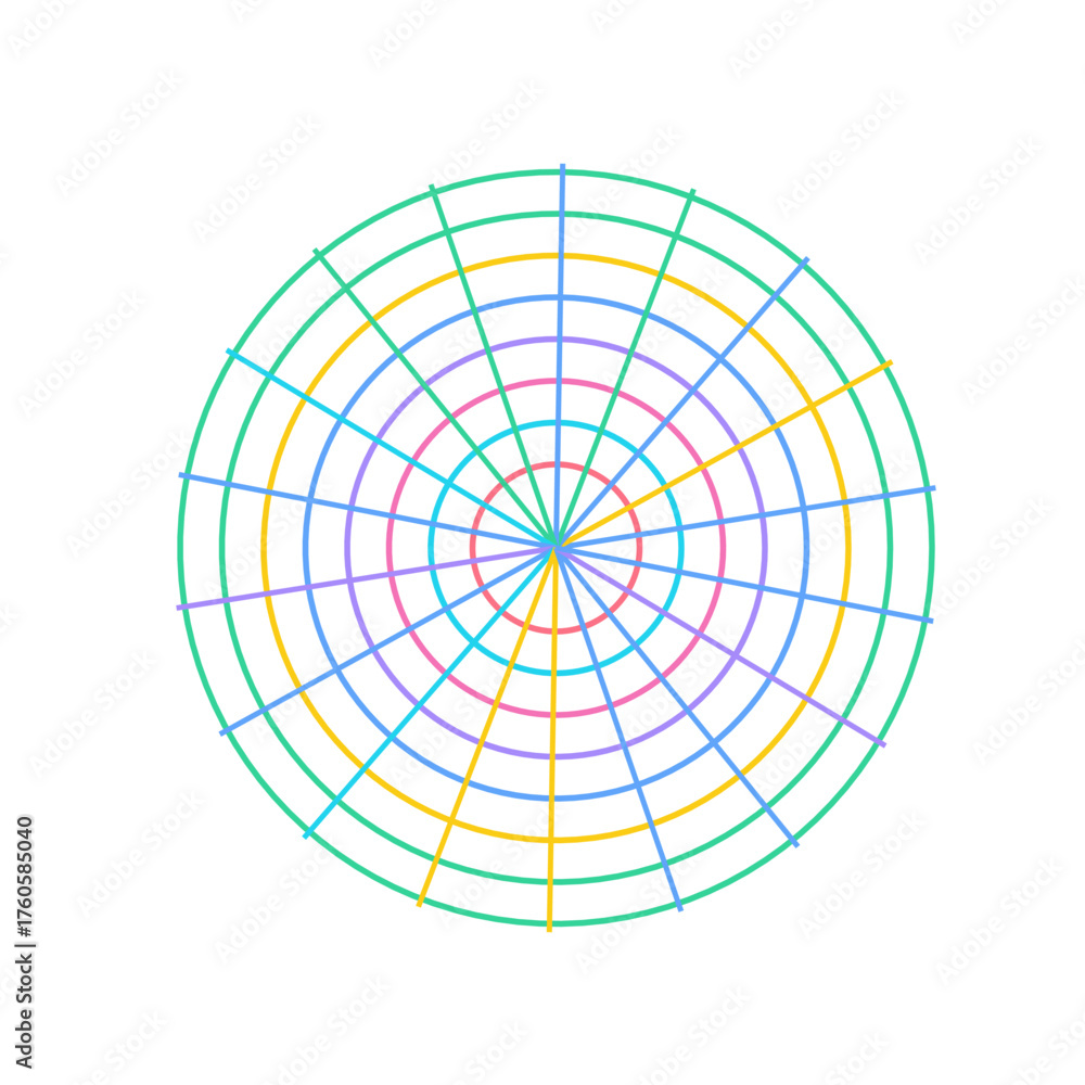 Obraz premium Surreal Wheels Neon Art Glassmorphism