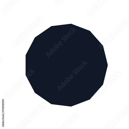 Geometric Mosaic Spoke Art Glassmorphism