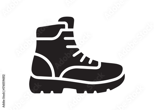 Hiking boot icon, Hiking boot vector