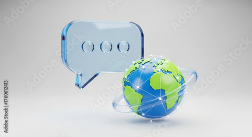 Hands cradling a blue hijab with a sun behind, symbolizing protection, care, and spirituality in a simple, modern illustration style