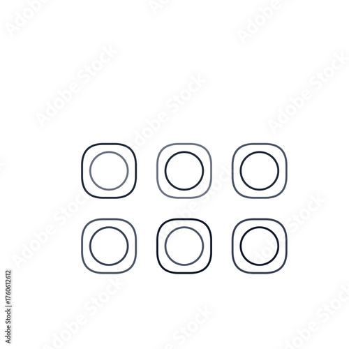 Mobile Capsules Art Glassmorphism Illustration