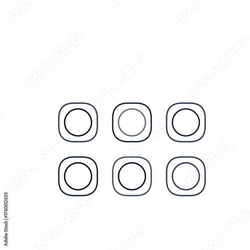 Mobile Capsules Art Glassmorphism Illustration