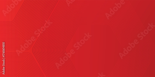 Abstract hexagon rendering of red abstract glass background simple. eps 10