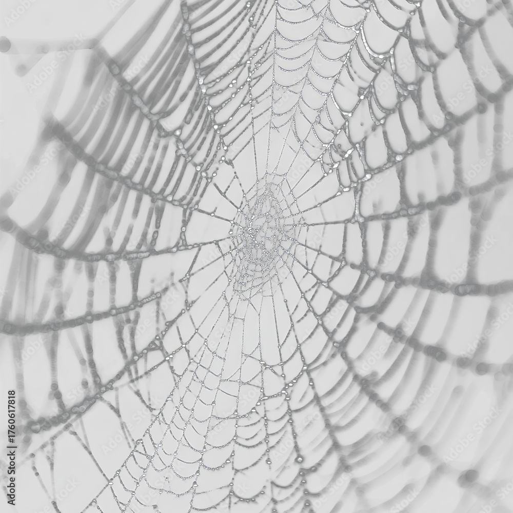 Obraz premium spiderweb isolated against transparent background