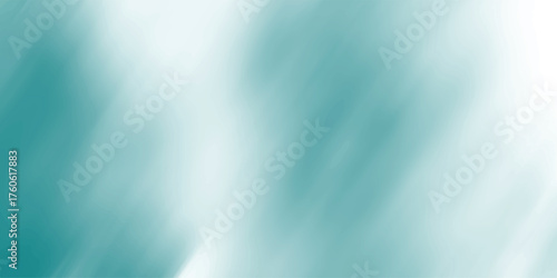 Soft abstract background with blended teal and white watercolor washes creating a serene and fluid visual with diagonal streaks and gentle color transitions for creative use