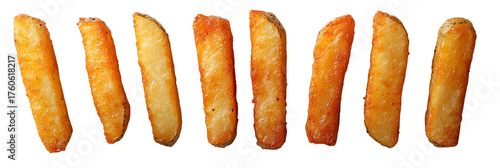 Collection of crispy fried food pieces