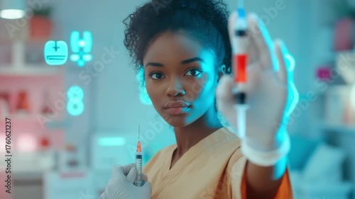 Discover how AI transforms healthcare. This video showcases an expert utilizing advanced technology to improve medical practices. A visual guide to health innovation. AI