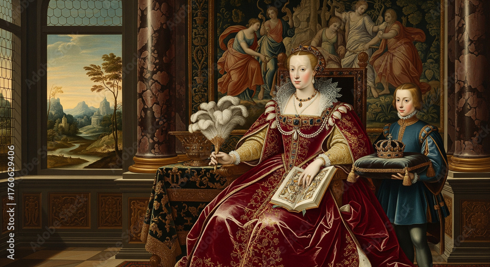 Fototapeta premium Glorious 16th Century Painting