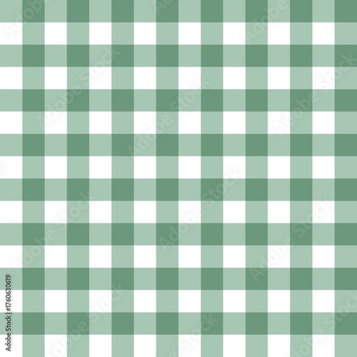 green plaid fabric