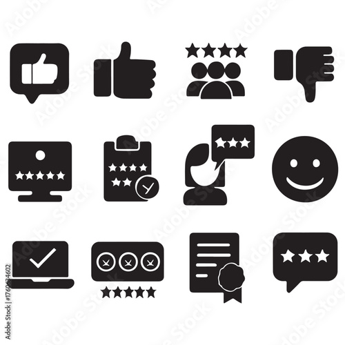 Customer satisfaction set vector