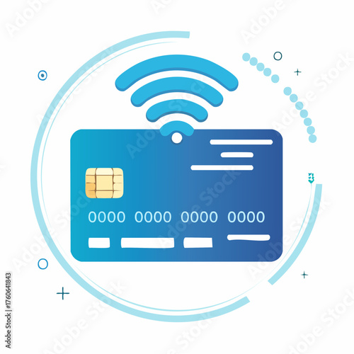 Contactless Credit Card Technology for Secure Digital Transactions.