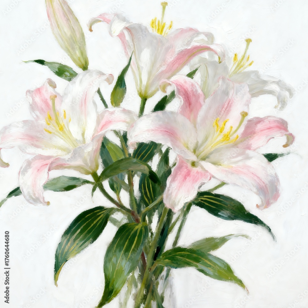 Fototapeta premium bouquet of lilies