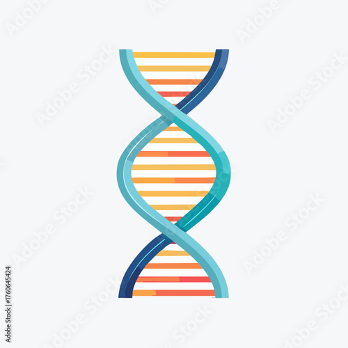 DNA Double Helix Structure - Genetic Code and Heredity.