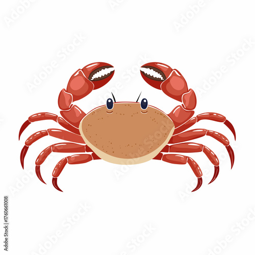 Sandkrebs mit kleinen Scheren