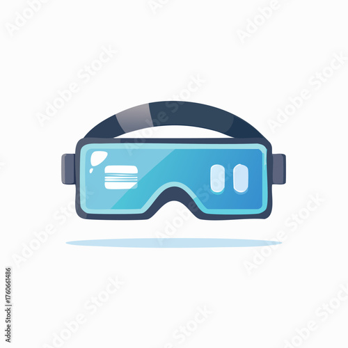 Modern virtual reality headset for immersive digital experiences.