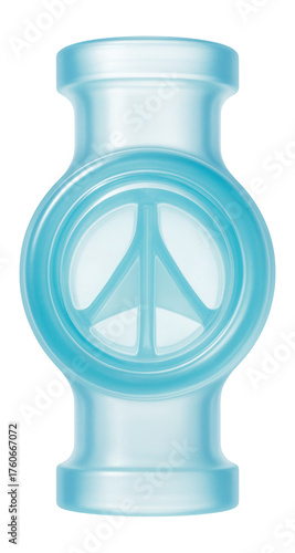 Silicone check valve in a coffee maker to ensure one-way water flow.