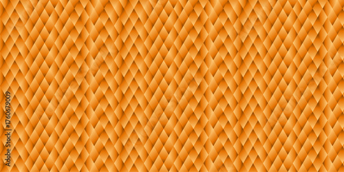 Modern Geometric Diamond Shape Background in Warm Orange